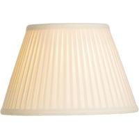 elstead lighting luis 31cm oyster cotton fine pleat lamp shade