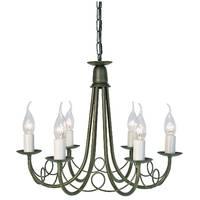 elstead lighting minster 6 light chandelier