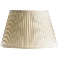 elstead lighting luis 41cm oyster cotton fine pleat lamp shade