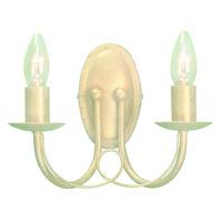 Elstead Lighting Minster 2 Light Wall Light