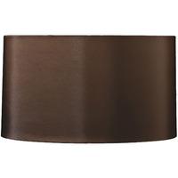 elstead lighting luis 42cm brown cylinder lamp shade