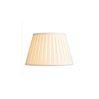 Elstead Lighting Luis 36cm Oyster Cotton Box Pleat Lamp Shade