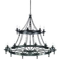 Elstead Lighting Warwick 18 Light Chandelier