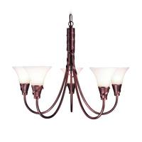 Elstead Lighting Emily 5 Light Chandelier in Copper