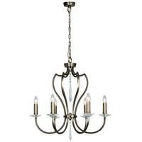 elstead lighting pimlico 6 light chandelier