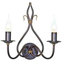 Elstead Lighting Windemere 2 Light Wall Light in Rust
