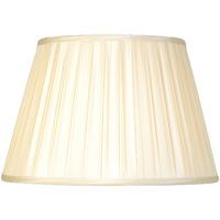 elstead lighting luis 46cm oyster silk box pleat lamp shade