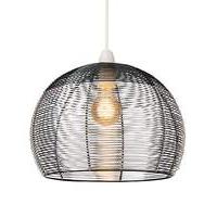 Elneny Silver & Black Pendant Shade