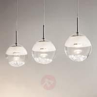 Elongated Montefio LED Pendant Lamp with Crystal