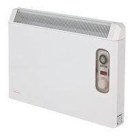 Elnur 1.5kW White Manual Electric Panel Heater 24 Hour Timer & Enclosed Analogue Control