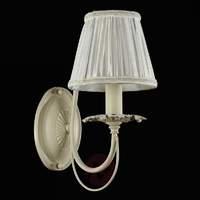 Elegant wall lamp Olivia with pleated shade