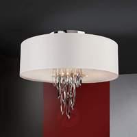 Elegant fabric ceiling light Domo