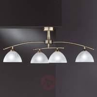 Elegant ceiling lamp PRESTIGE scrap brass