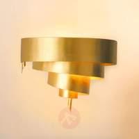 elegant wall lamp ciclone in gold