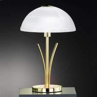 Elegant table lamp BRAVA 40 cm brass
