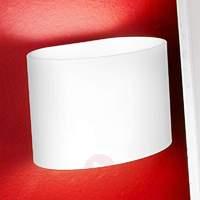 elipse bathroom wall light white