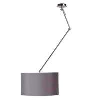 Eleni hanging light with hinged arm, grey