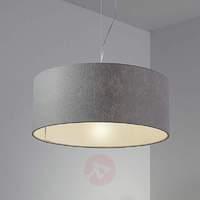 elegant gala pendant lamp with grey lampshade