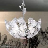 ELLA Pendant Lamp with Great Flower Pattern