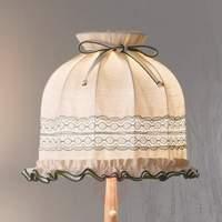 Elsa Peasant Floor Lamp Fabric with Embroidery