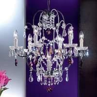 Eliara Chandelier Classic Modern Old Silver