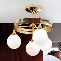 Eleganzia Ceiling Light Four Bulbs Brass