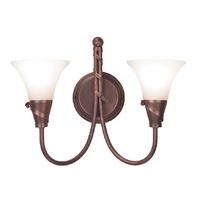 Elstead EM2 COPPER Emily double bronze wall light