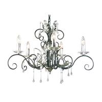 elstead aml5 blacksilver amarilli 5 light ceiling pendant