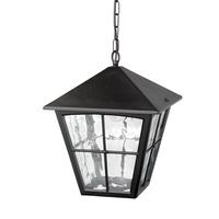 elstead bl38 edinburgh exterior black hanging porch lantern ip20