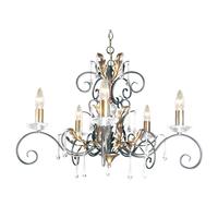 elstead aml5 bronzegold amarilli 5 light ceiling pendant