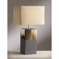 Elstead ALBA GRAPHITE (12AG/LB36) Table Lamp In Grey/Gold