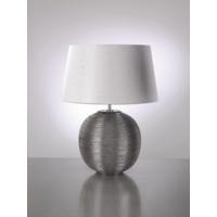 Elstead CAESAR SILVER (17CS/LB32) Table Lamp In Silver