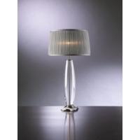 elstead tall glass 15tglb45 table lamp in clear glass