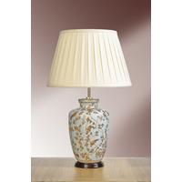 Elstead Birds/Berries (82GBB/LB34) Table Lamp in Gold/Blue