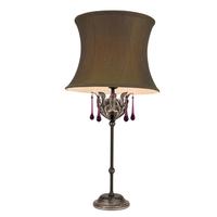 elstead amltl blacksilver amarilli table lamp