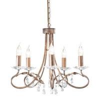 Elstead CRT5 Christina 5 light chandelier