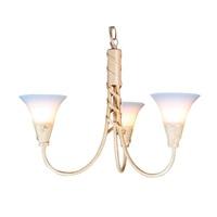 Elstead EM3 IVORY/GOLD Emily 3 light chandelier