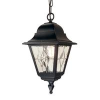 Elstead NR9 Norfolk period black exterior chain lantern, IP43