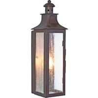 Elstead Stow wrought iron exterior wall lamp, IP23