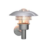 Elstead Malmo MA1 Painted Silver 1 Light Wall Light IP43