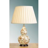 elstead autumn leaves 82alblb33 gourd table lamp