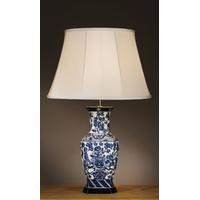 elstead blue hexagon 82bhvlb38 vase table lamp