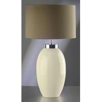 Elstead Victor (35VCL/LB44) Table Lamp in Cream Large