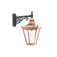 Elstead CS2 Chelsea Wall Lantern Copper with Clear Lens