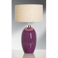 Elstead Victor (35VAS/LB37) Table Lamp in Aubergine Small