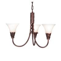 Elstead EM3 COPPER Emily 3 light chandelier