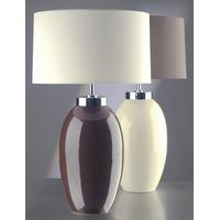 Elstead Victor (35VCS/LB37) Table Lamp in Cream Small