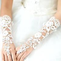 Elbow Length Fingerless Glove Lace Bridal Gloves Summer lace