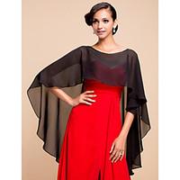 elegant chiffon eveningwedding poncho more colors