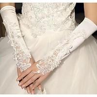 Elbow Length Fingerless Glove Cotton Bridal Gloves Spring Summer Fall Winter lace